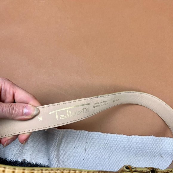 Golden Alligator Authentic Leather Retro Belt - Picture 3 of 4